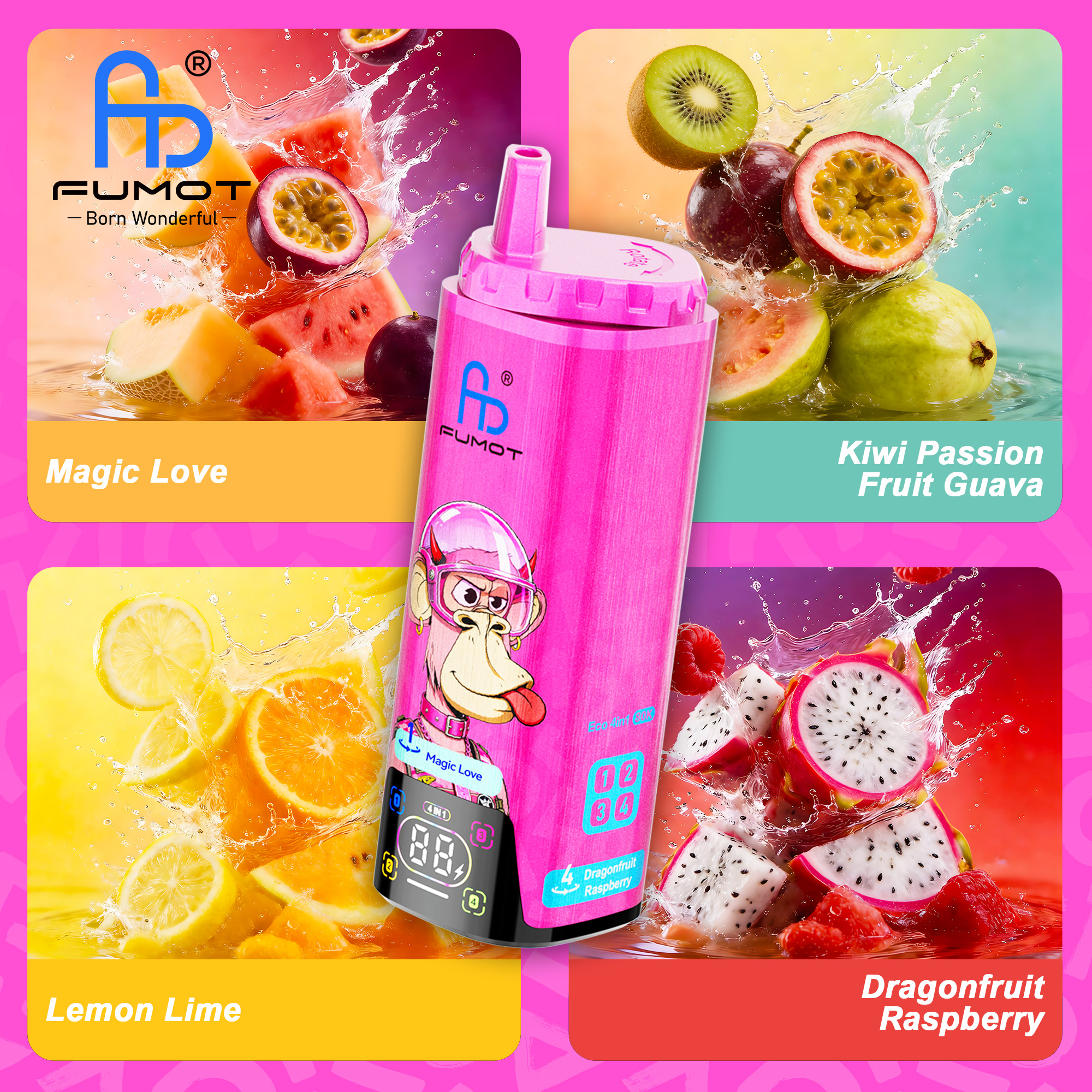 Fumot ECO 4in1 80K puffs Disposable Vape