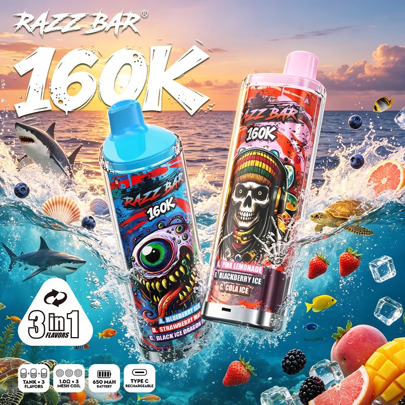 Razz Bar 160K Puffs Disposable Vape 