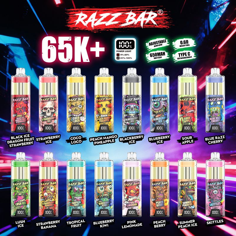 Razz Bar 65K Puffs Disposable Vape
