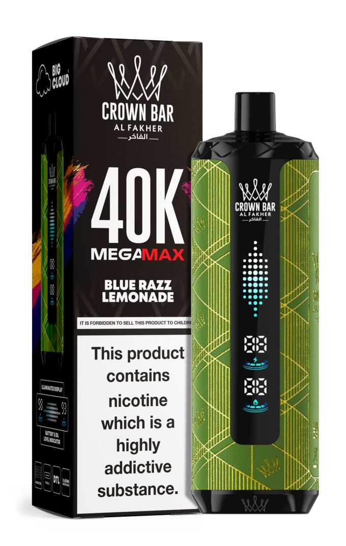 Al Fakher Crown Bar Mega Max 40K Puffs Disposable Vape