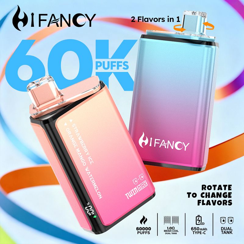 HIFANCY Twin Max 60K 60000 puffs Disposable Vape