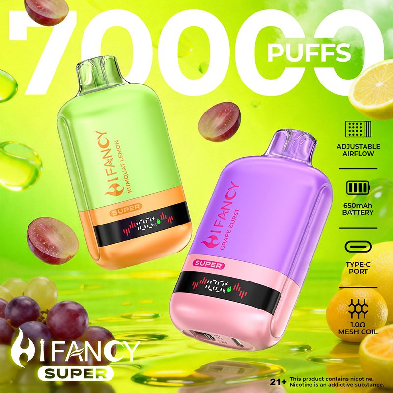 Hifancy Super 70K 70000 Puffs Disposable Vape